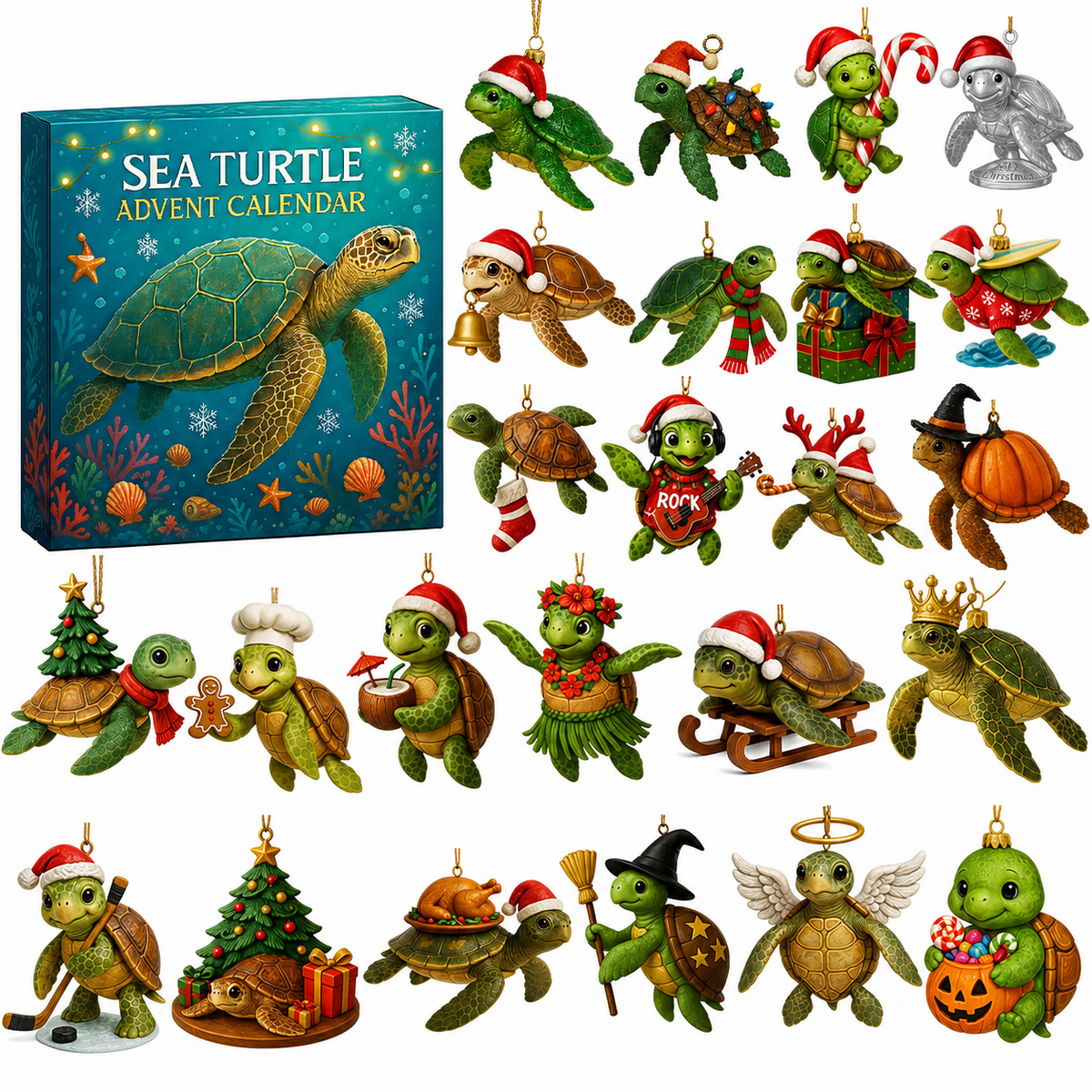 🎄Christmas Pre-Sale 49%OFF🎁Sea Turtle Advent Calendar - image 5