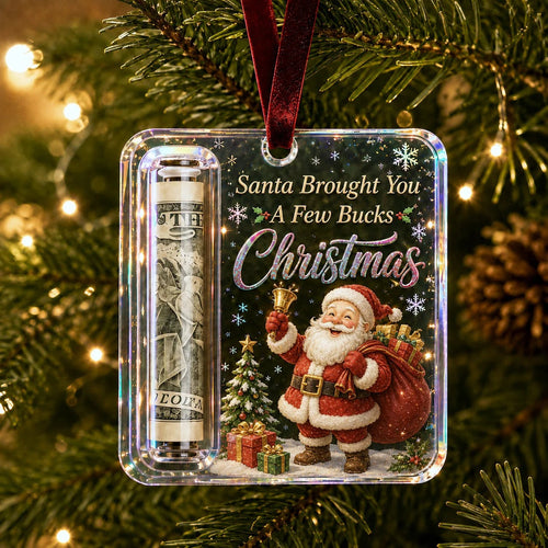 💖🔥LAST DAY 50% OFF - 🎄Christmas Cash Gift Ornament- Make Cash Feel Like A Real Christmas Gift💵