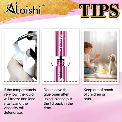 2 in 1 Bond & Seal Eyelash Adhesive, Black/White Waterproof Gentle Lightweight Strong Hold Glue🖤🤍 - image 7