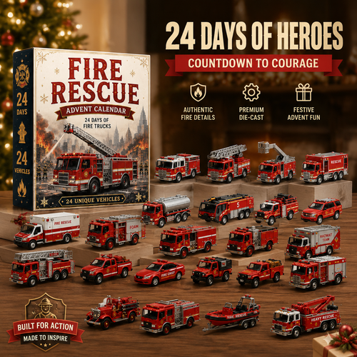 ❤️last 30pcs🔥🚒Fire Rescue 24-Day Advent Calendar