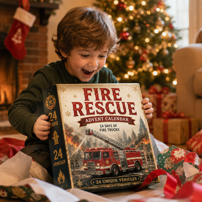 ❤️last 30pcs🔥🚒Fire Rescue 24-Day Advent Calendar