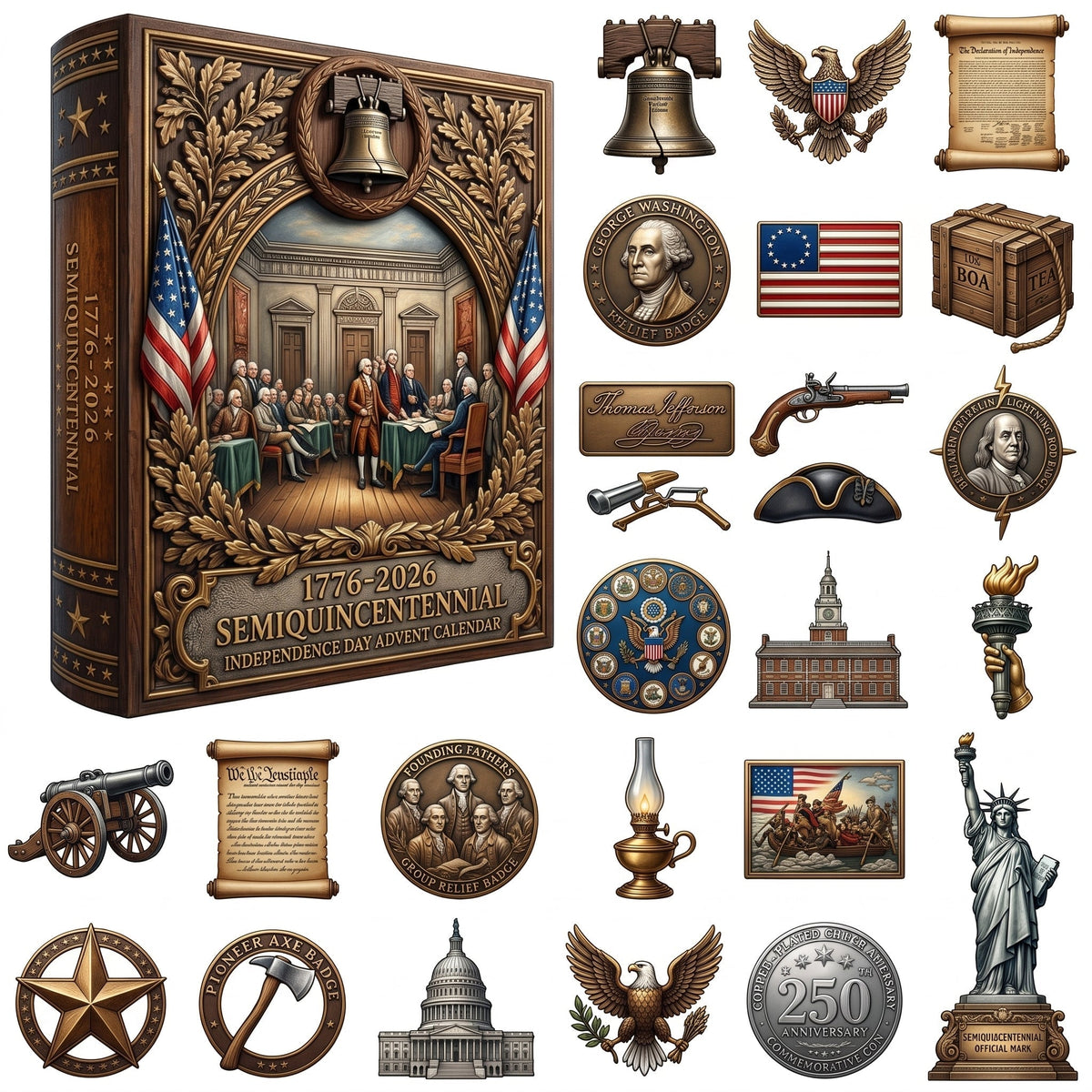 1776-2026 Semiquincentennial Independence Day Advent Calendar - image 7