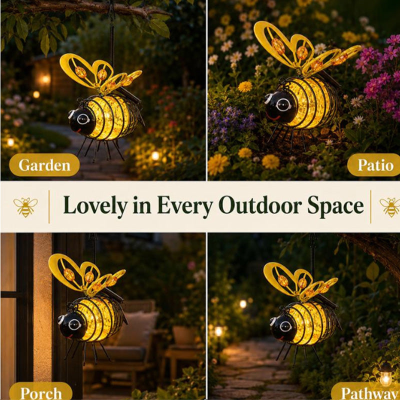 ❤️⏰🔥LIMITED TIME 49% OFF!🔥50K+ SOLD! Solar-powered hanging bee lamp🌞🌜