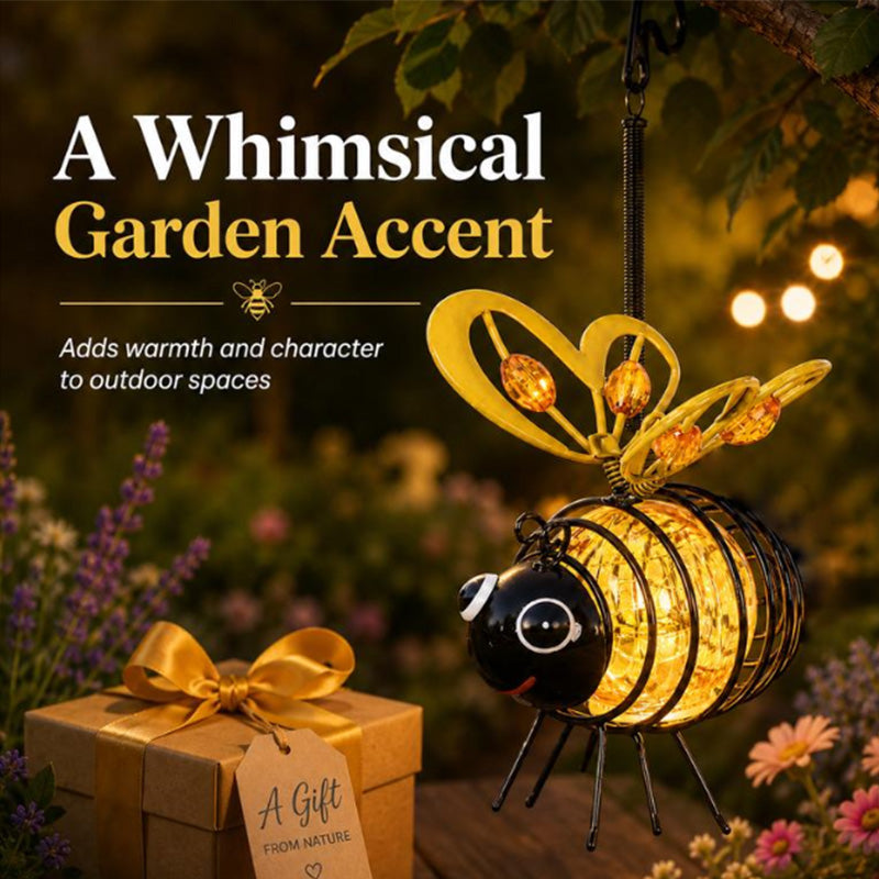 ❤️⏰🔥LIMITED TIME 49% OFF!🔥50K+ SOLD! Solar-powered hanging bee lamp🌞🌜