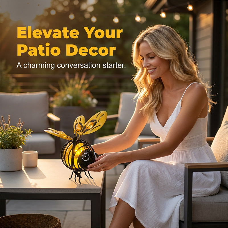 ❤️⏰🔥LIMITED TIME 49% OFF!🔥50K+ SOLD! Solar-powered hanging bee lamp🌞🌜