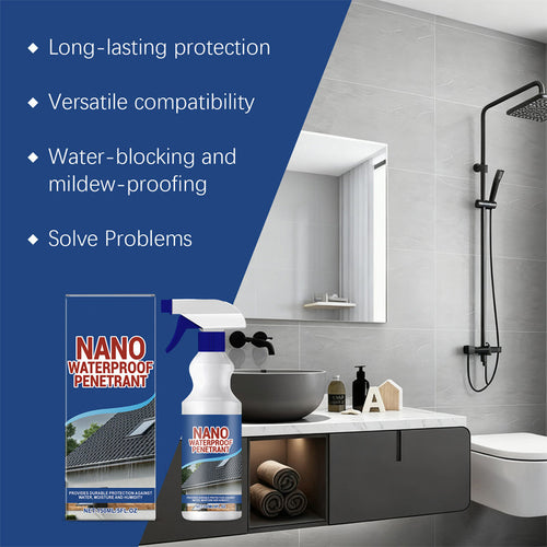🔥 Waterproof Sealing Spray – Deep-Penetrating Formula for Roofs & Walls – Ideal for Concrete, Brick, Grout & Balconies 🏠🛡️ - image 1