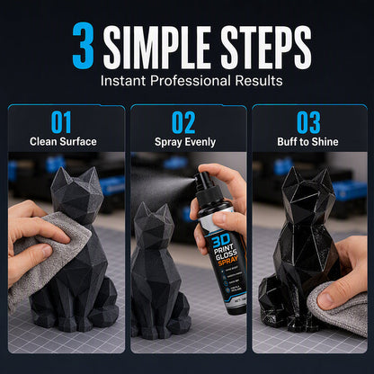 ⏳Time-Limited Special⏰3D Printer Model Gloss Spray Quick Drying Layer Line Reducer for PLA PETG ABS - image 2