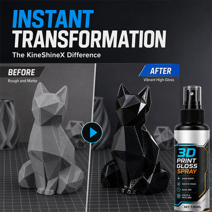 ⏳Time-Limited Special⏰3D Printer Model Gloss Spray Quick Drying Layer Line Reducer for PLA PETG ABS - image 3