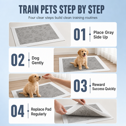 Thickened Charcoal Pet Pee Pads for Dogs & Cats - image 7