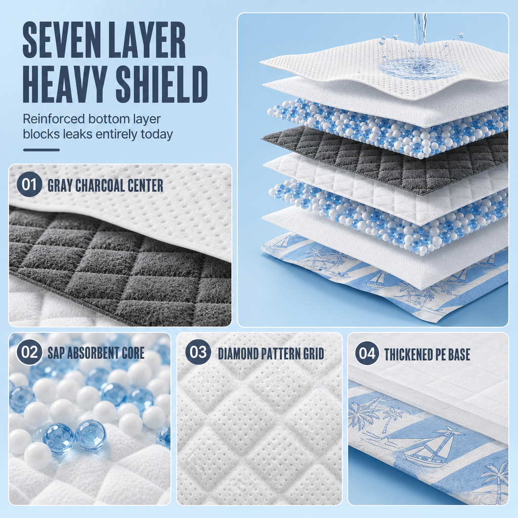 Thickened Charcoal Pet Pee Pads for Dogs & Cats - image 5