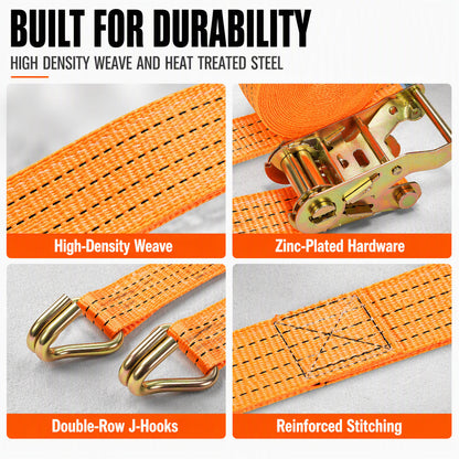 🚚💪 Heavy-Duty Ratchet Cargo Strap – Secure Double-Hook Tie Down for Cars, Trucks & Trailers - image 5